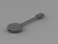 Google Chromecast Gen3 3D Model