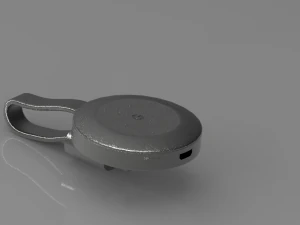 Google Chromecast Gen3 gefaltetes HDMI-Kabel 3D Modell