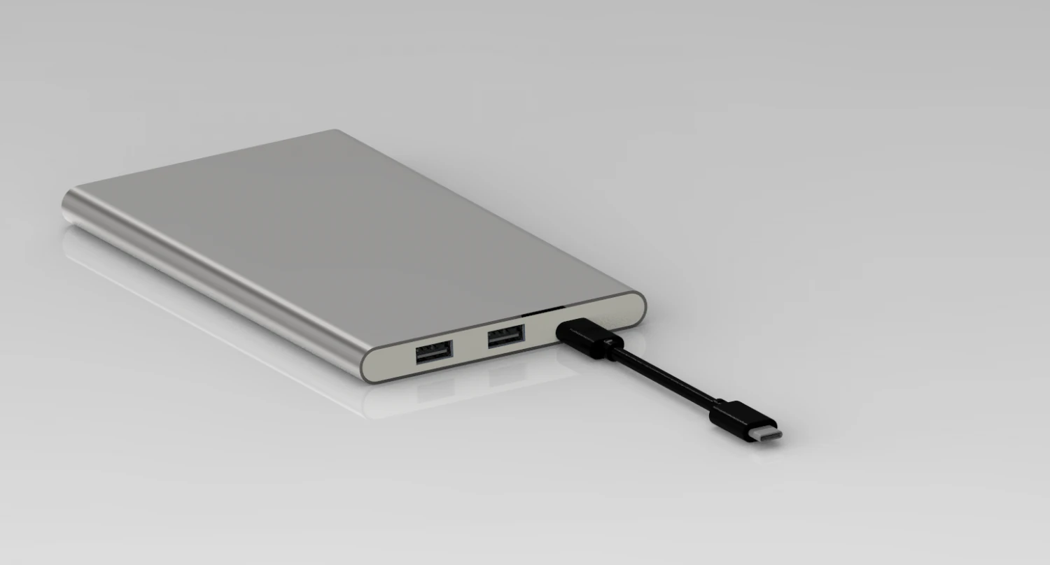 power bank 3D Model .c4d .max .obj .3ds .fbx .stl .blend 