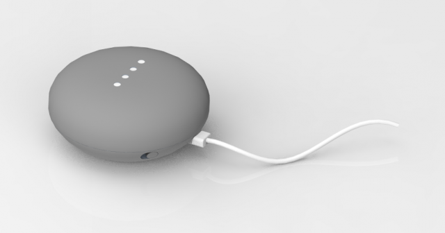 google nest mini 3D Model .c4d .max .obj .3ds .fbx .stl .blend 