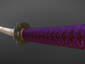 katana low 3D मॉडल