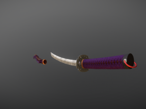 katana low 3D मॉडल