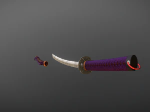 katana low 3D Model