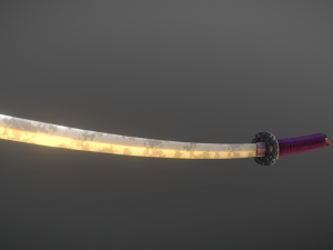katana low 3D Model