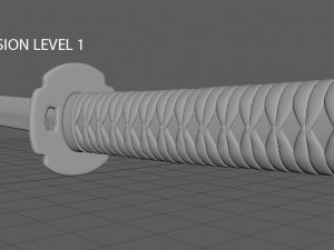 katana low 3D मॉडल