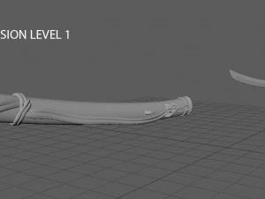 katana low 3D Model
