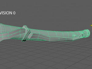katana low 3D मॉडल