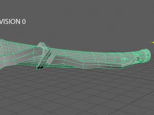 katana low 3D Model