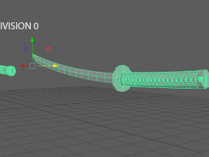 katana low 3D मॉडल