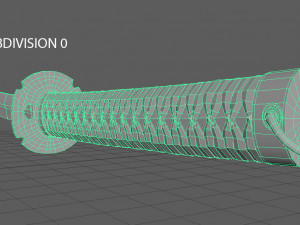 katana low 3D मॉडल