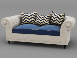 classic sofa 3D 모델