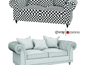 classic sofa 3D Model