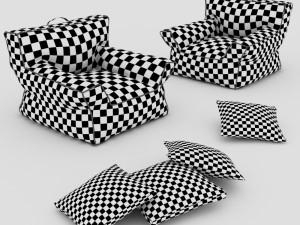 children sofa big joe Modèle 3D