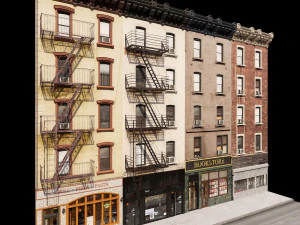 facciata di New York Modello 3D