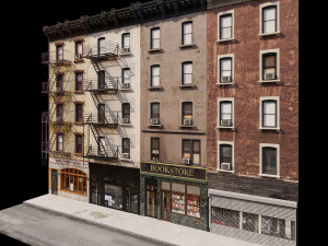 new york facade 3D मॉडल