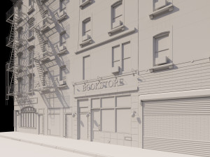 new york facade 3D मॉडल