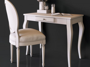 alexandra marble desk 3D-Modell