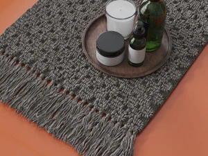 JYSK Tomelilla Bath Mat model 3D Model