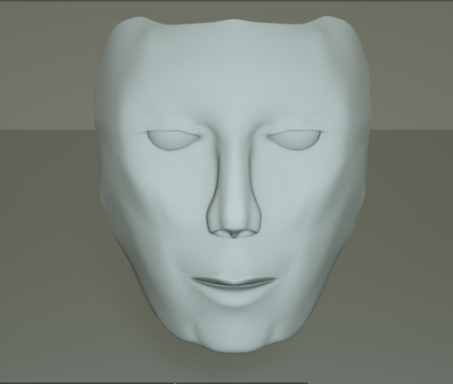 head mask 3D Модель .c4d .max .obj .3ds .fbx .stl .blend