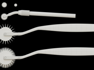 lowpoly wartenberg wheel 3D 모델