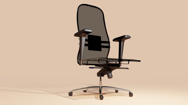 office computer chair 3D Model .c4d .max .obj .3ds .fbx .stl .blend 