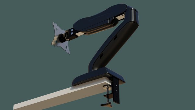 lowpoly monitor arm 3D Model .c4d .max .obj .3ds .fbx .stl .blend