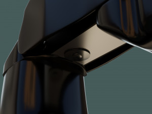 lowpoly monitor arm 3D Model