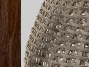 籐のバスケット 3Dモデル
