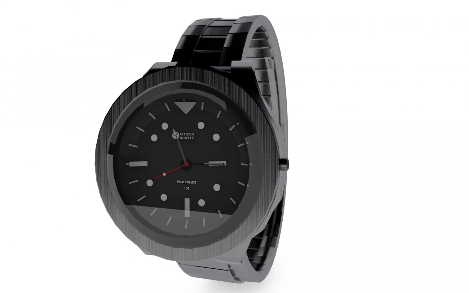 wristwatch 3D Model .c4d .max .obj .3ds .fbx .stl .blend 