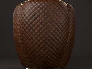leather armchair audrey italy Modèle 3D