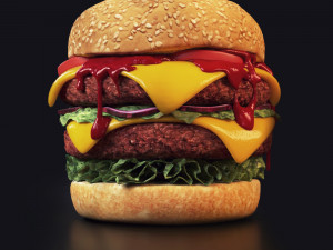 burger 3D Model
