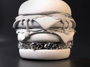 burger 3D Model