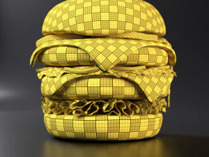 burger 3D Model