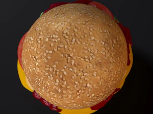 burger 3D Model
