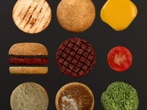 burger Modelo 3D