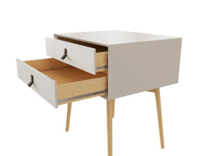 aparador moderno de meados do s&eacute;culo Modelo 3D