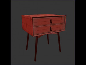 mid-century modern sideboard Modelo 3D