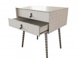 aparador moderno de meados do s&eacute;culo Modelo 3D