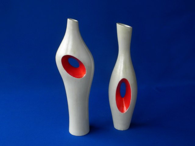 3d printable a pair of vases Modello di stampa 3D .c4d .max .obj .3ds .fbx .stl .blend 