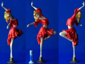 3d printable three ballerinas 3D Print Model