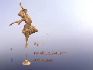 3d printable three ballerinas 3D Print Model