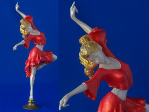3d printable three ballerinas 3D 打印模型