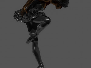 3d printable three ballerinas 3D 打印模型