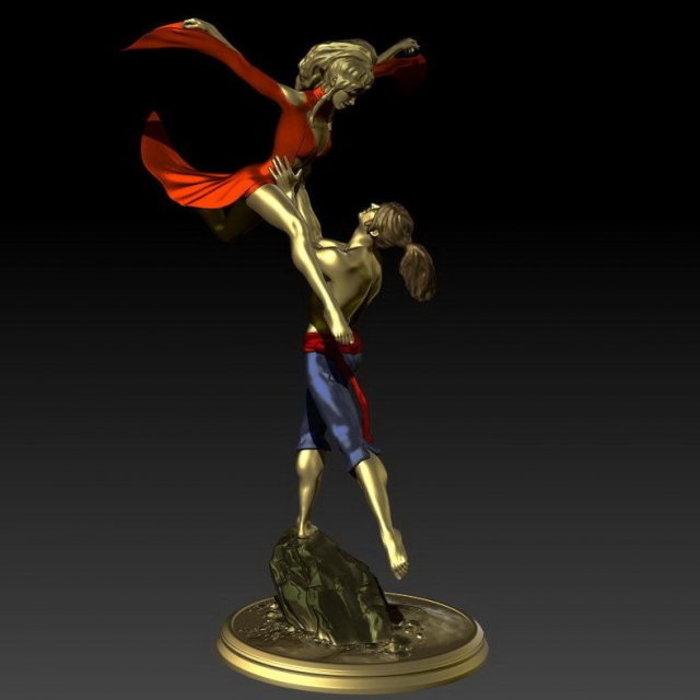 3d printable firebird Model Cetak 3D .c4d .max .obj .3ds .fbx .stl .blend 