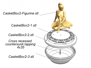3d printable jewelry box 2 3D Print Model