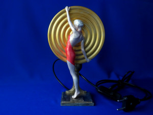 3d printable art deco lamp 1 3D 打印模型
