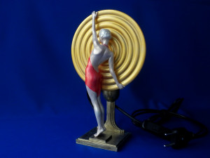 3d printable art deco lamp 1 3D 打印模型