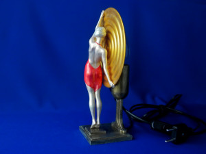 3d printable art deco lamp 1 3D 打印模型