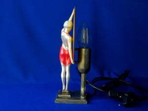 3d printable art deco lamp 1 3D 打印模型