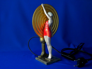 3d printable art deco lamp 1 3D 打印模型